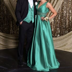 Emerald Green Gown